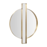 Carri Gold Round Wall Mirror Model: TOV-C68606